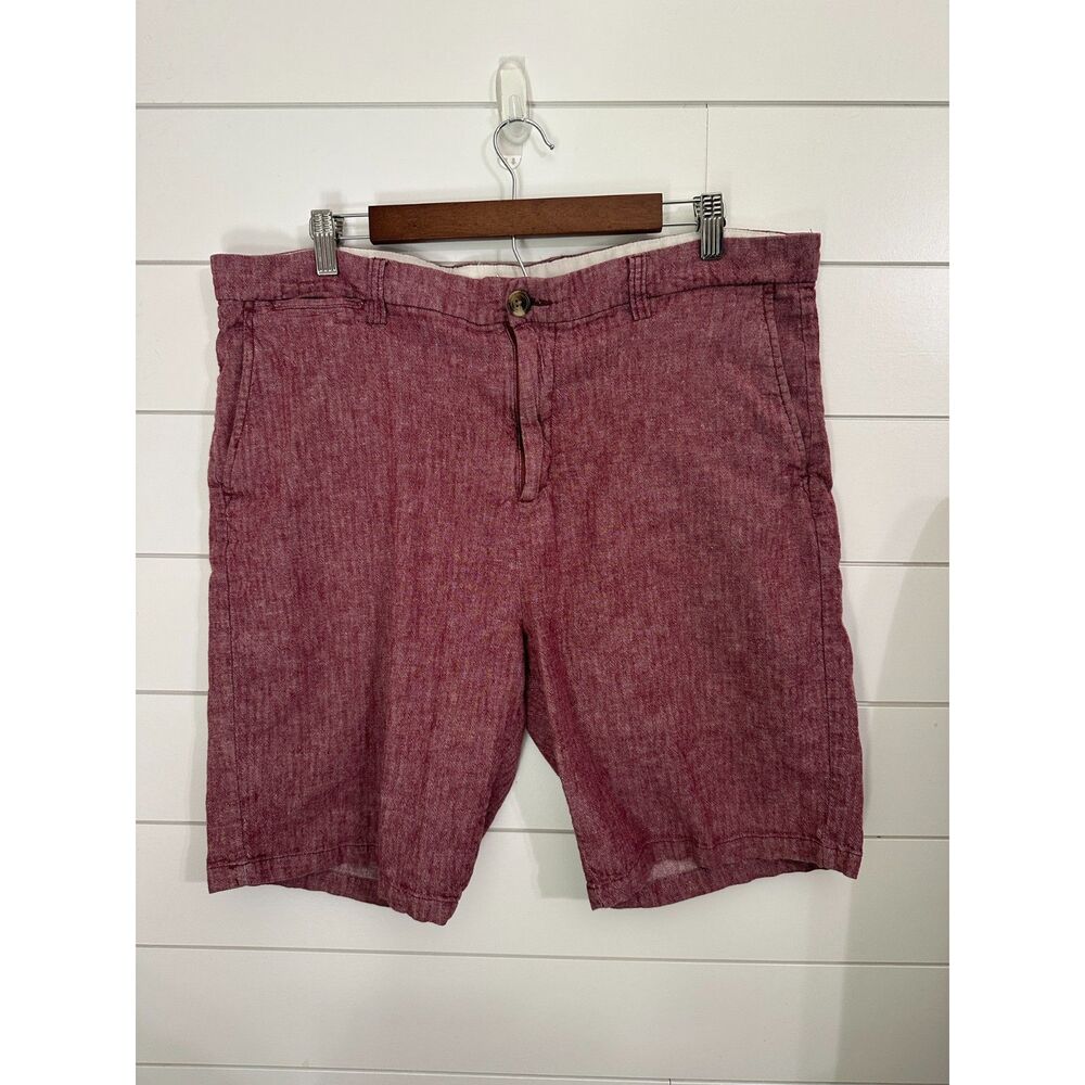 Old Navy Mens Ultimate Slim Shorts Size 38 Red